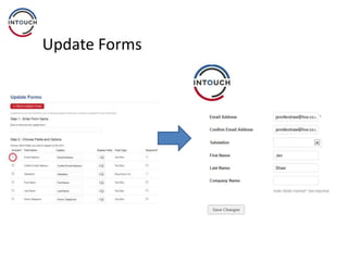 Update Forms
 