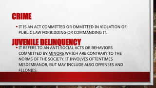 Reporting 10–CRIME & JUVENILE DELINQUENCY.pptx