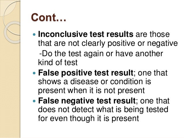 Reporting and interpretation of laboratory results