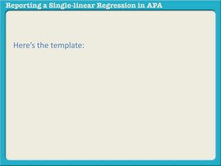 Here’s the template: 
 