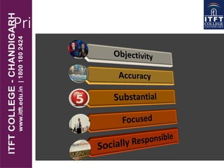 Principles of Reporting
 