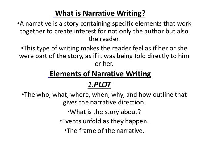 whats a narrative essay