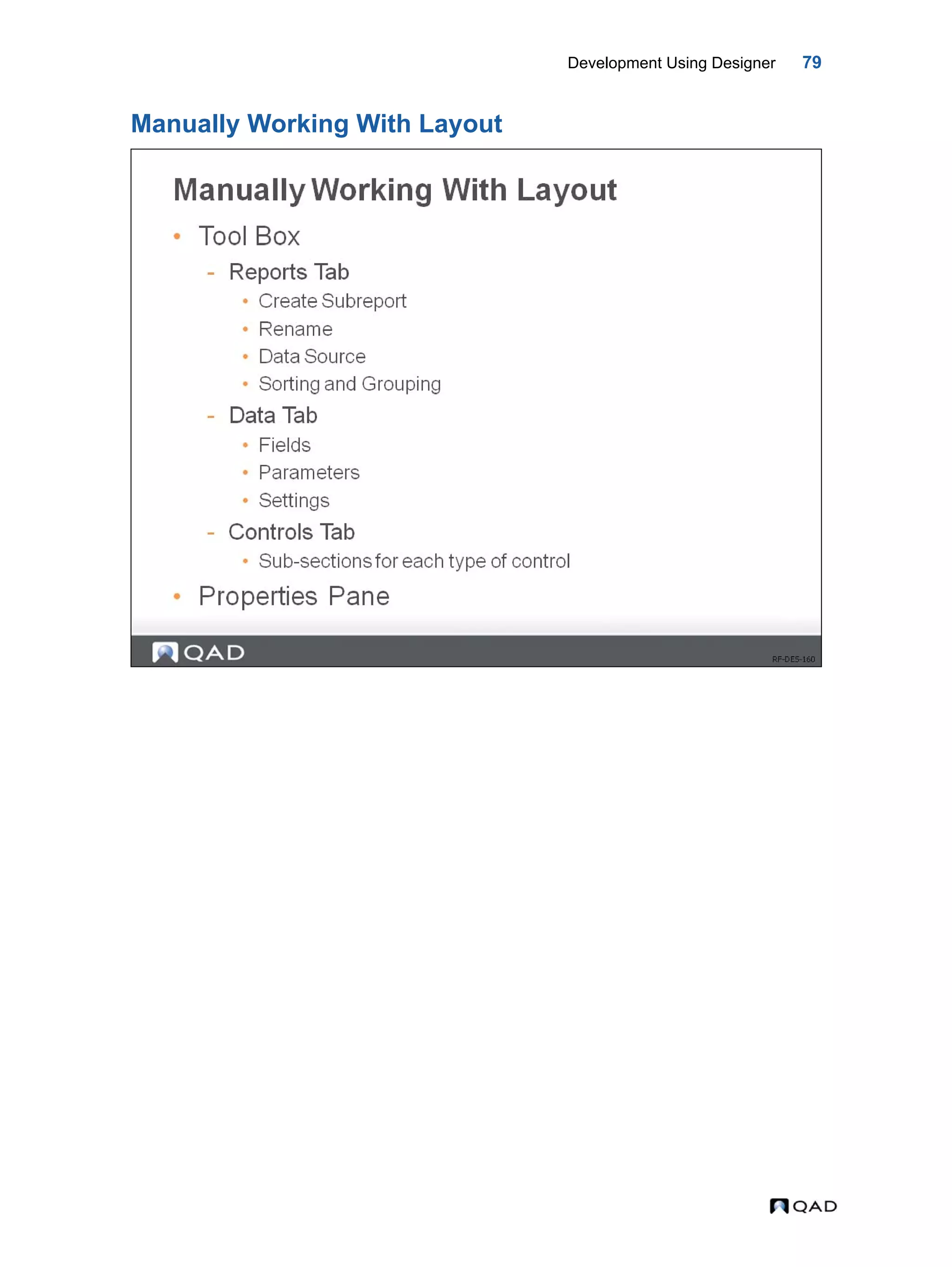 MFG/PRO QAD Reporting Framework Document Guide | PDF