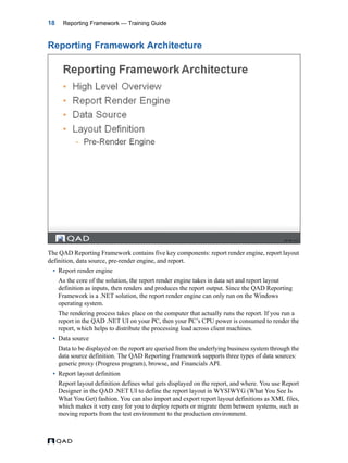MFG/PRO QAD Reporting Framework Document Guide | PDF