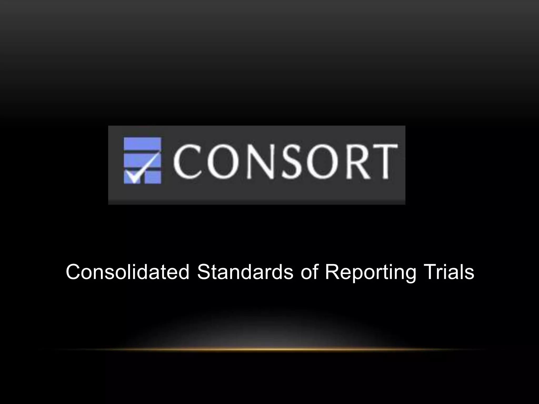 Consolidated Standards of Reporting Trials
 