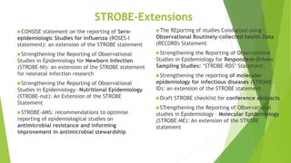 Strobe Statement Sample Reporting guidelines for clinical studies in Ayurveda | PPTX