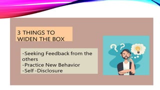 REPORTING IN CWTS SELF AWARENESS AND VAL.ED.pptx