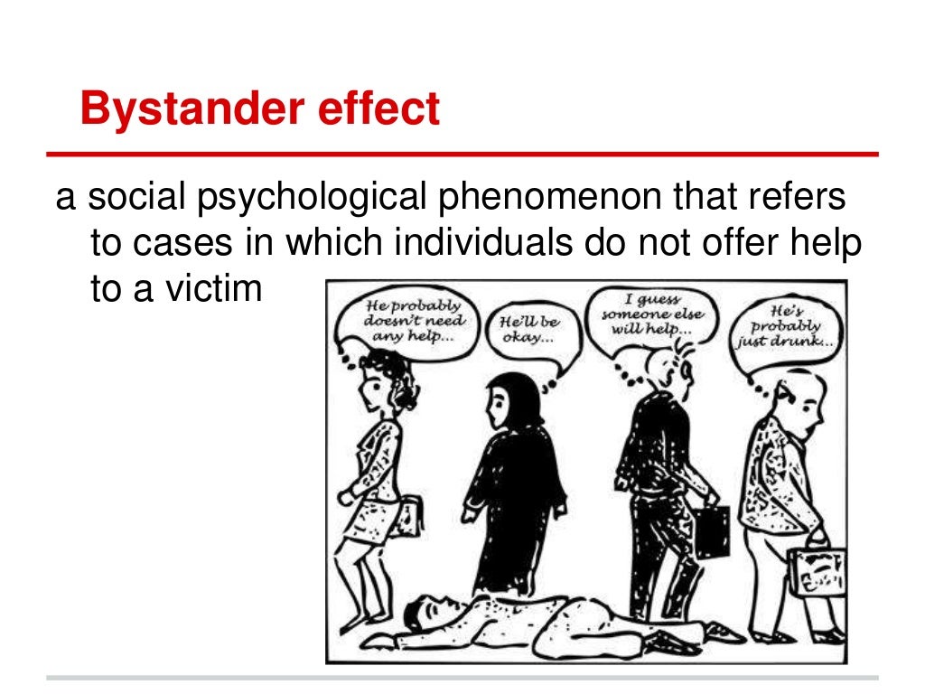 Bystander effect