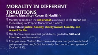 THE TEACHING PROFESSION PRESENTATION ON MORALITY AND THE TEACHER AS A ...
