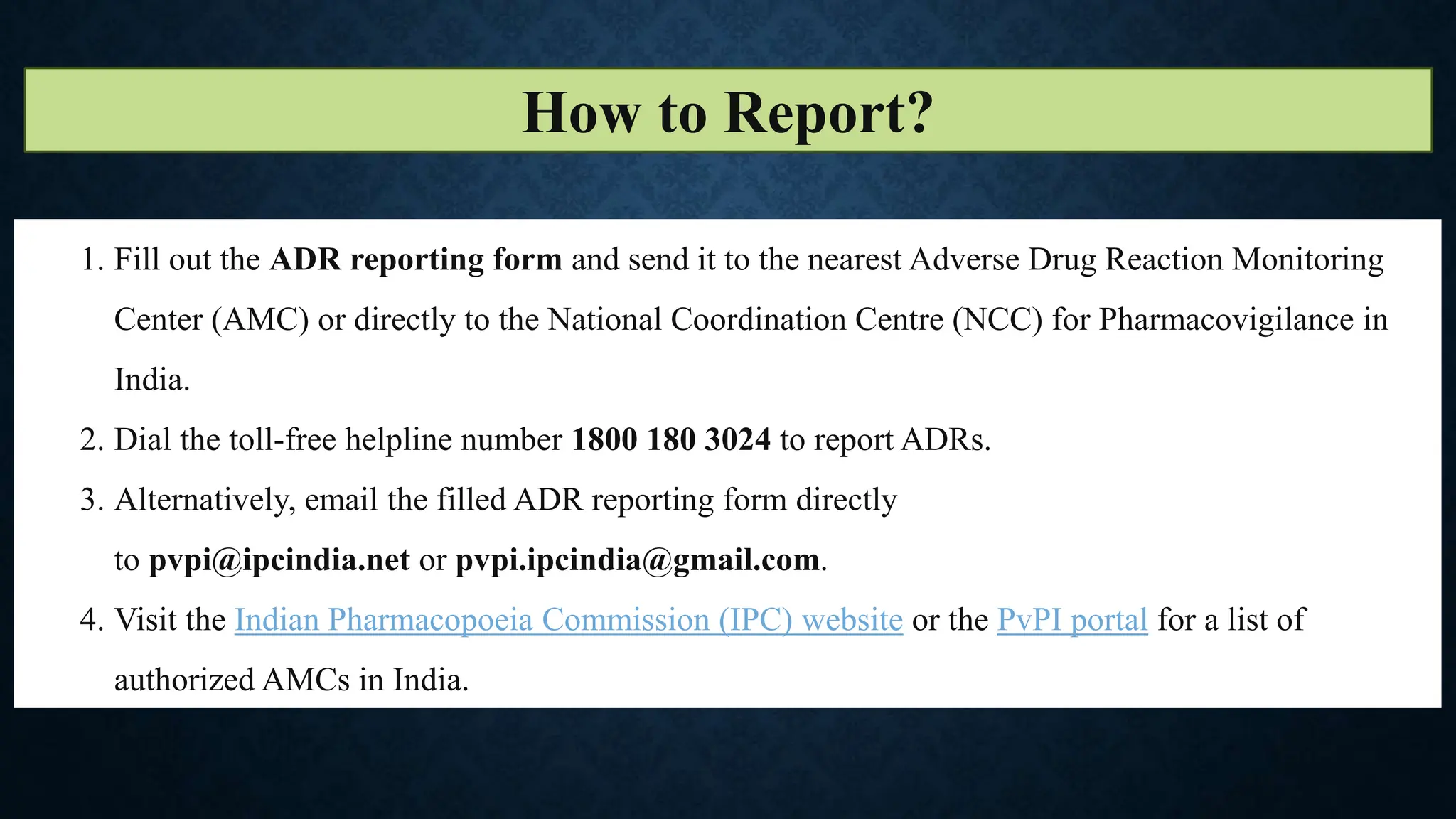 Reporting to regulatory authority procedure.pptx