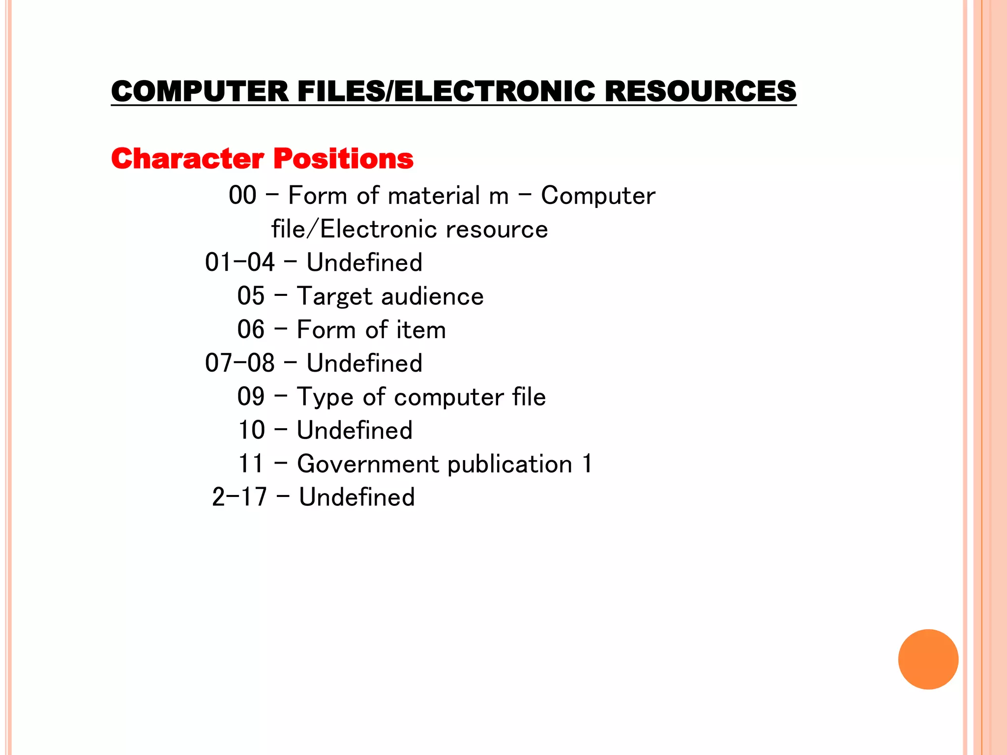 USING MARC FORMAT TO CATALOG NON BOOK MATERIALS