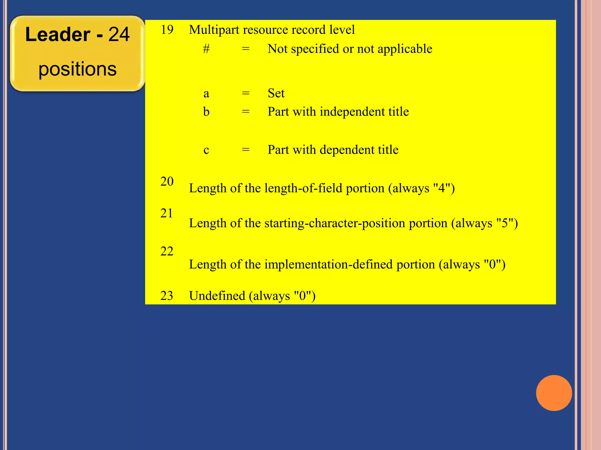 USING MARC FORMAT TO CATALOG NON BOOK MATERIALS
