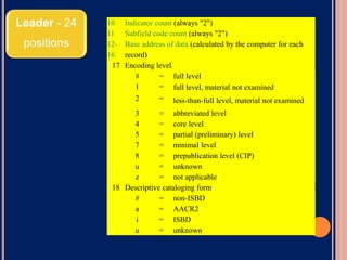 USING MARC FORMAT TO CATALOG NON BOOK MATERIALS