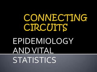 CONNECTING CIRCUITS EPIDEMIOLOGY AND VITAL STATISTICS 