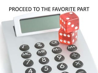 PROCEED TO THE FAVORITE PART
 