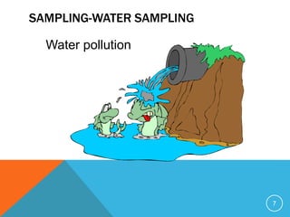 SAMPLING-WATER SAMPLING
7
Water pollution
 