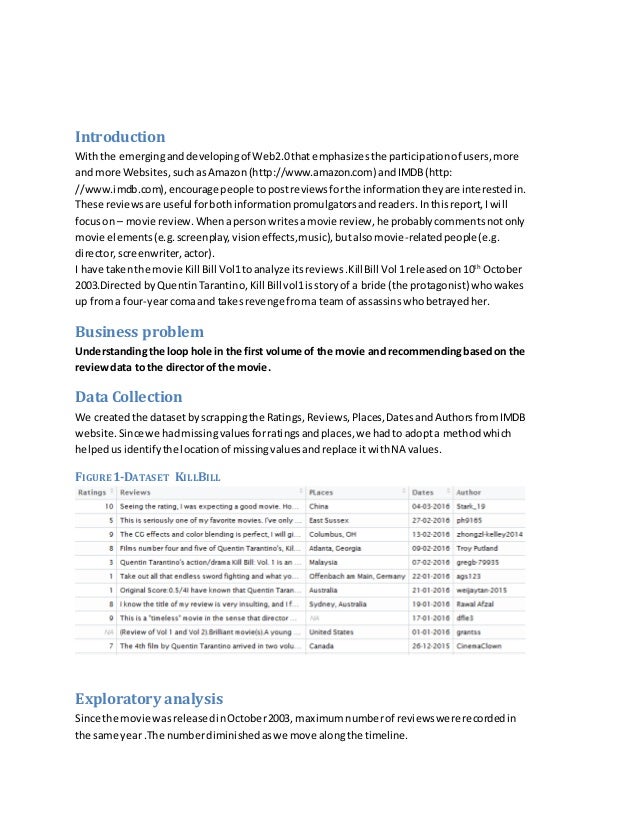A report on application of text mining on Movie Reviews