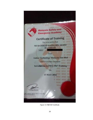 14
Figure 13: FMA1967 Certificate
 