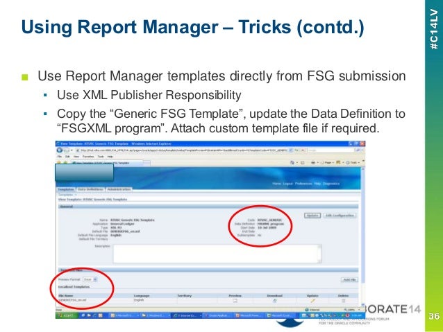 report manager in oracle ebs r12