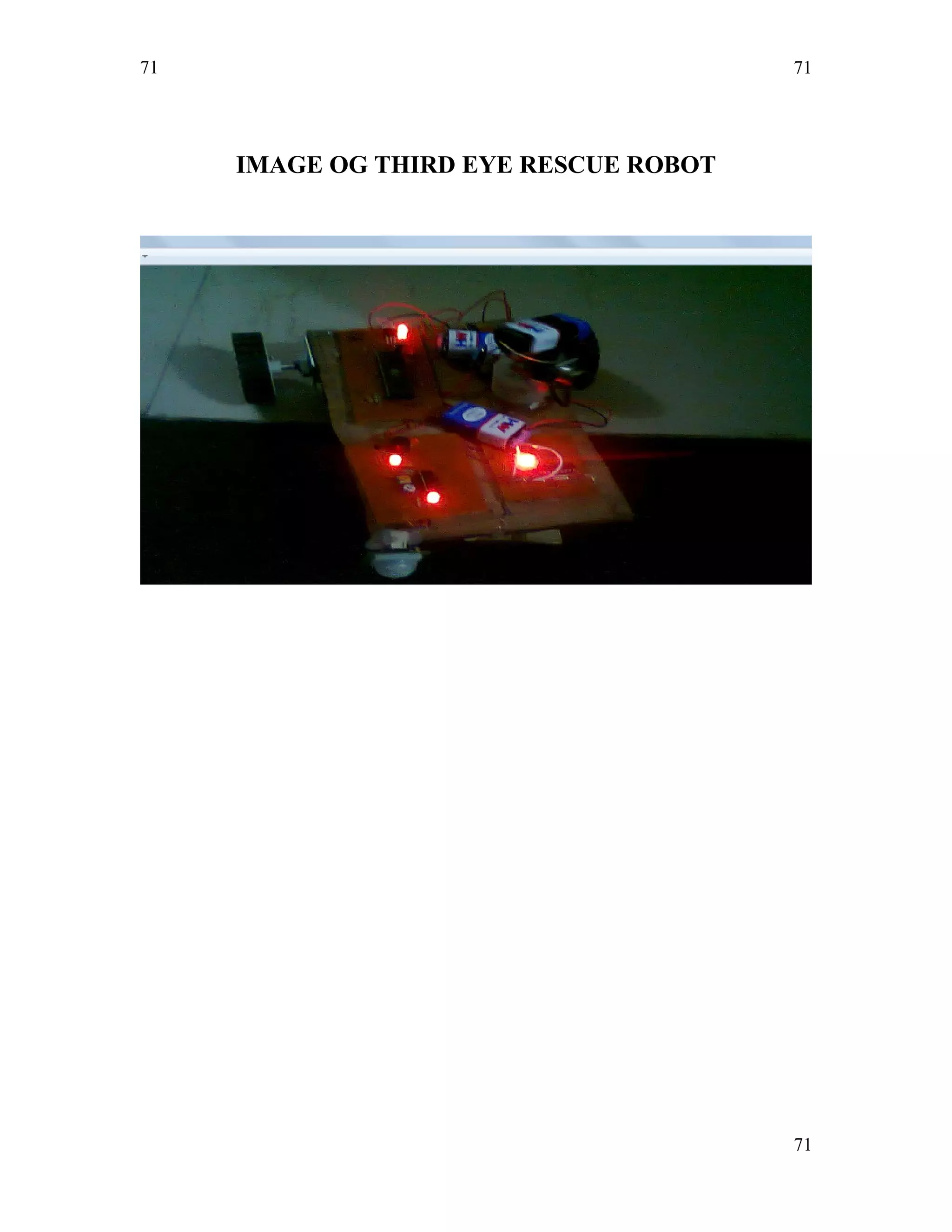 71
IMAGE OG THIRD EYE RESCUE ROBOT
71
71
 