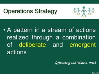 Operations Pattern Steps Organizational Function: Operations | PPTX