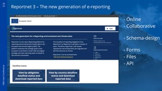 Reportnet 3 - Online Integration of Environmental and Climate Data in Your Processes.pptx