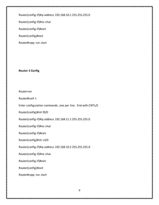 Networking Lab Report | PDF