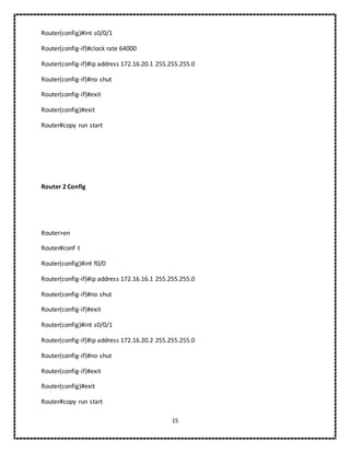 Networking Lab Report | PDF