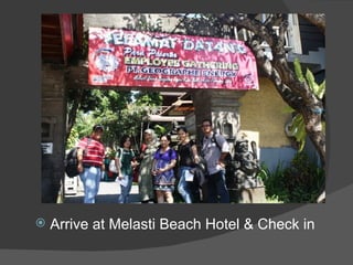 Report Of Employee Gathering To Bali