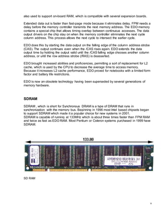 Random Access Memory ( RAM) | DOCX