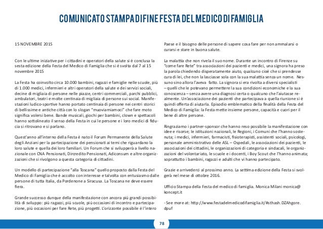 Festa Del Medico Di Famiglia 2015 Report Finale