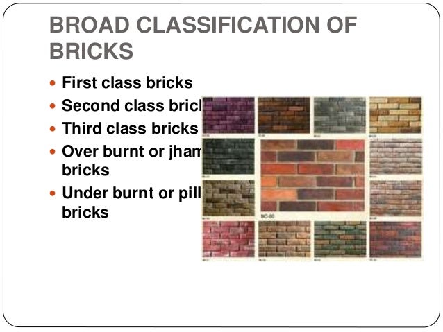 Report on a building material [ bricks]
