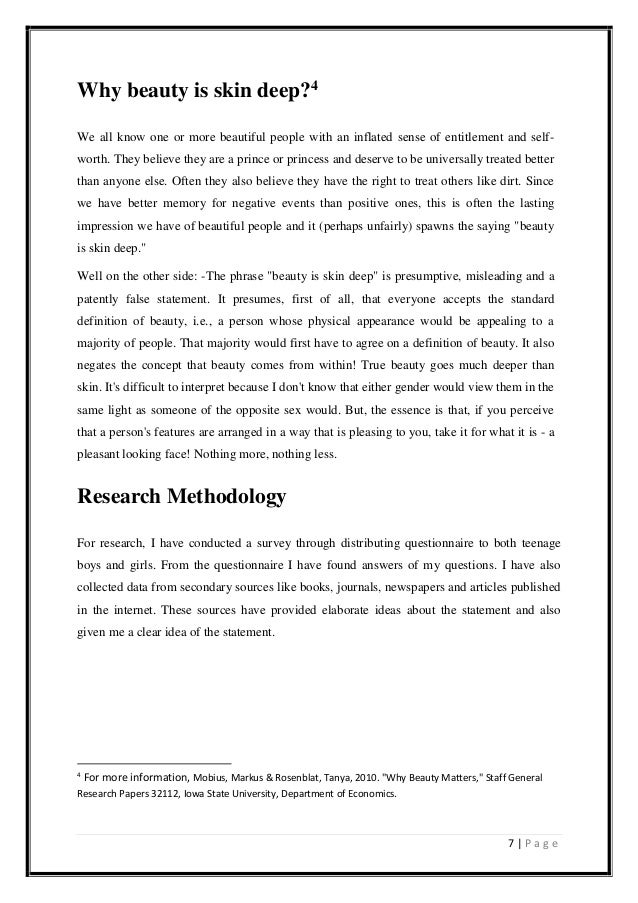 Beauty Is Skin Deep - blogger.com ()