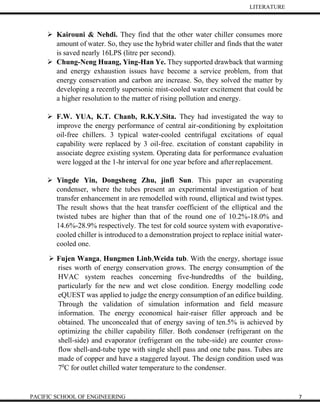 A report on combine system of air cooler and water chiller by Sanjay ...