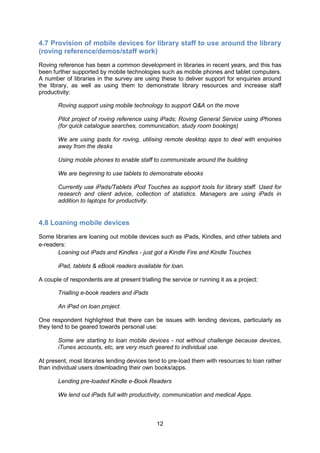 Report on current m-library activity | PDF