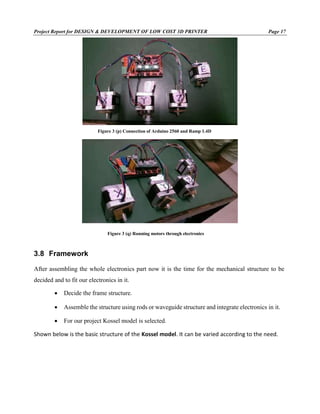 Report on design and development of low cost 3d printer | PDF