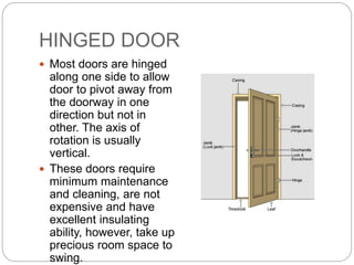 Report on doors | PPTX