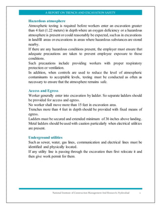 Excavation Report.pdf Report on excavation | DOCX