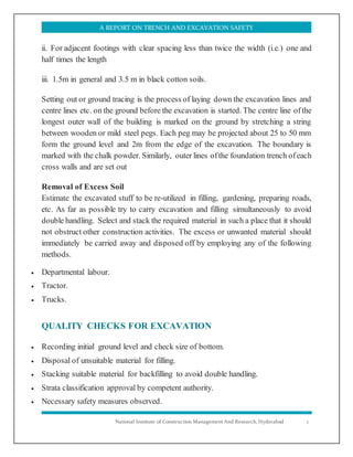 Excavation Report.pdf Report on excavation | DOCX