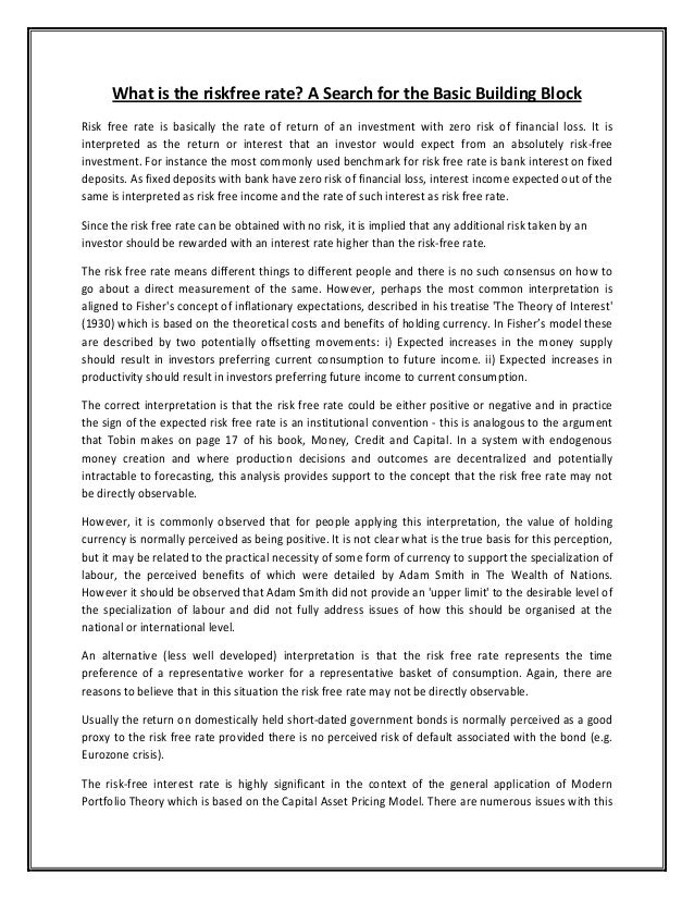 Financial research papers