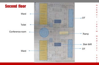 Second floor
OT
OT
Ramp
Ward
Ward
Conference room
Stair &lift
Toilet
m
a
b
d
u
r
r
a
h
i
m
m
e
d
i
c
a
l
c
o
l
l
 