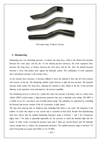 Report on hydroforming | DOCX