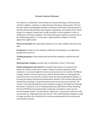 Report on intranet | DOCX