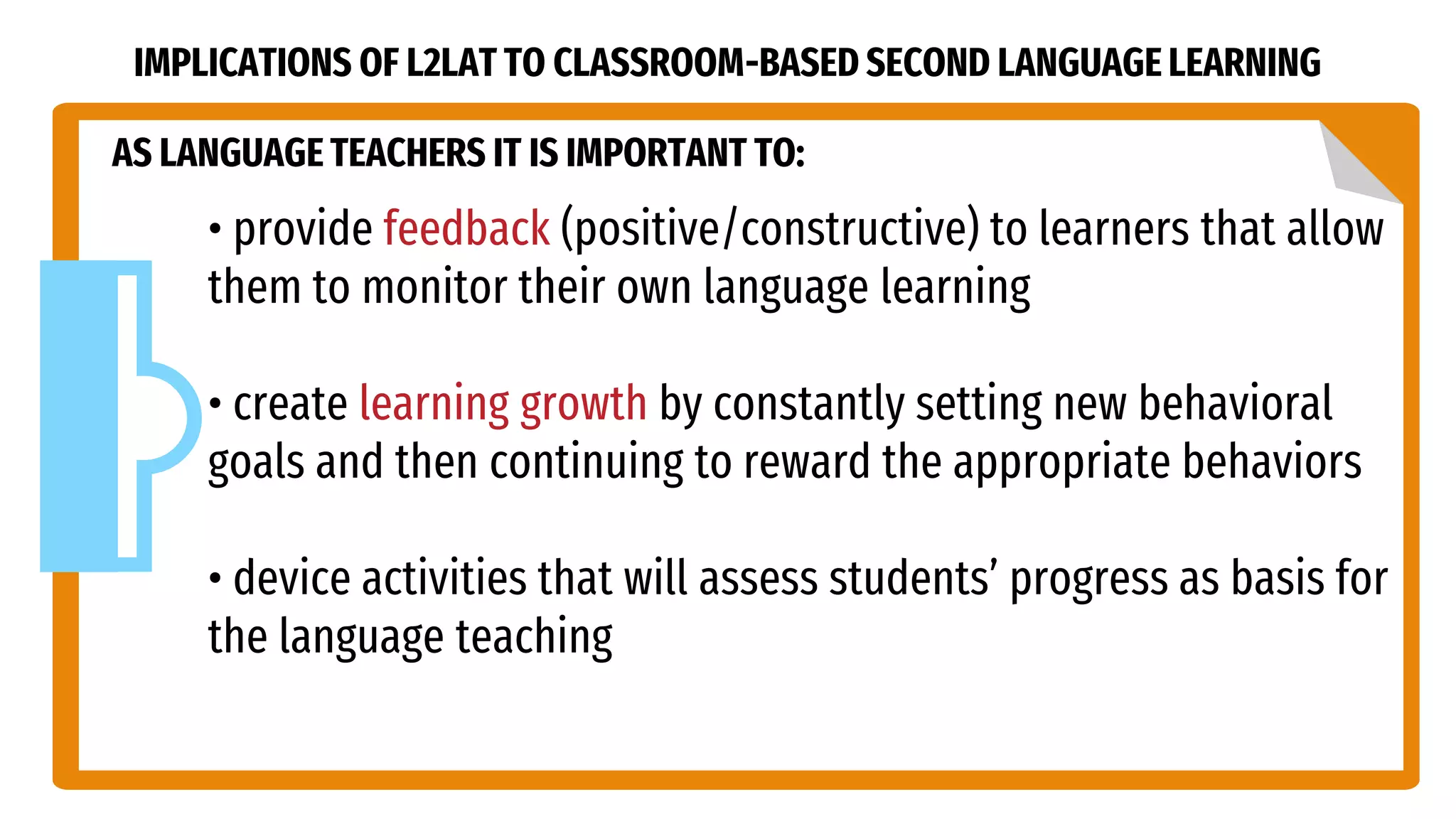 First and Second Language: Theories of Language Learning & Theories ...