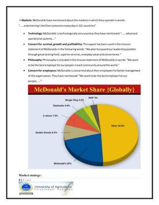 mcdonalds business structure