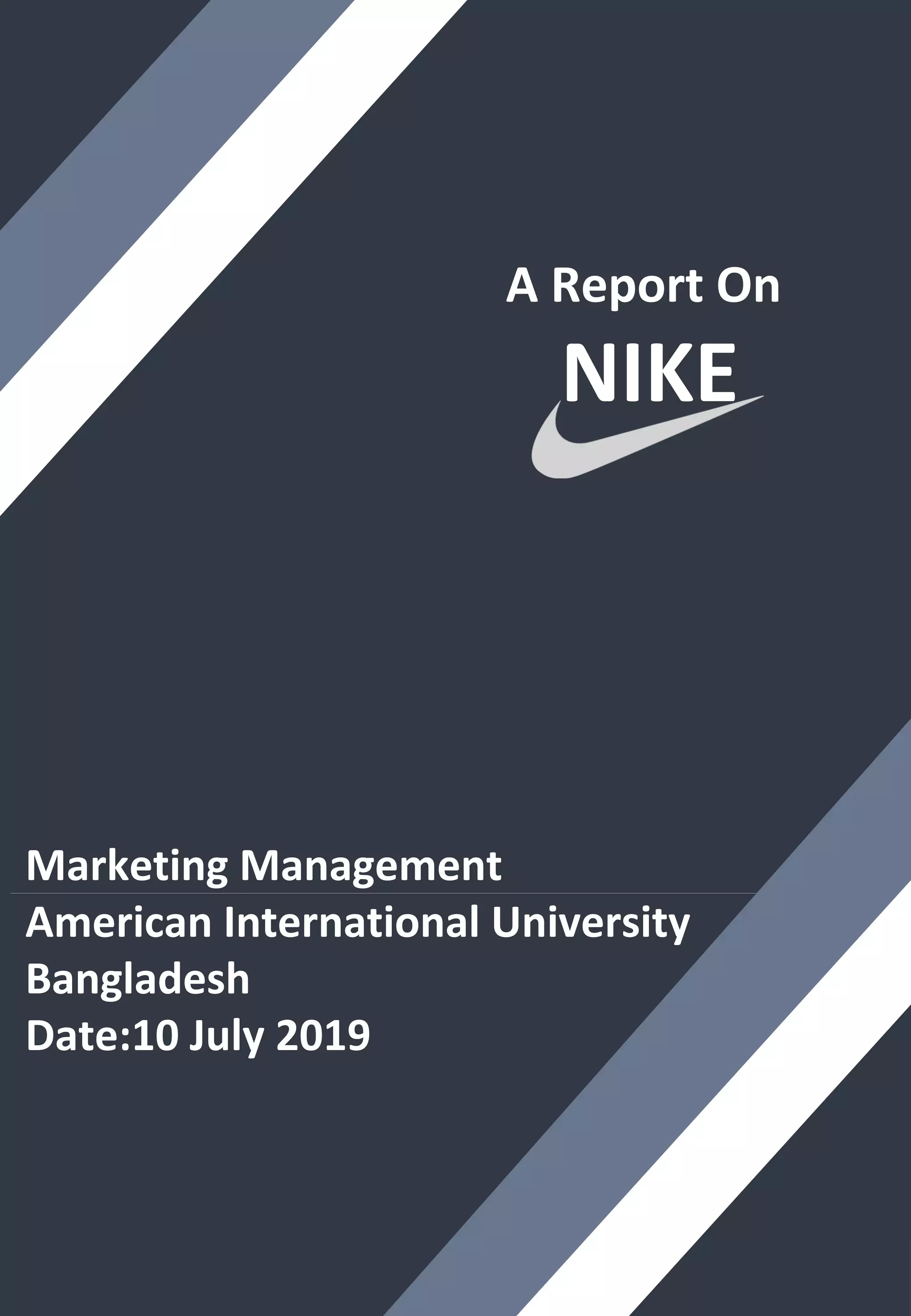 nike company report