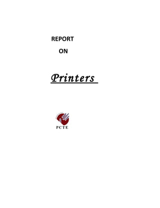 Report on printers