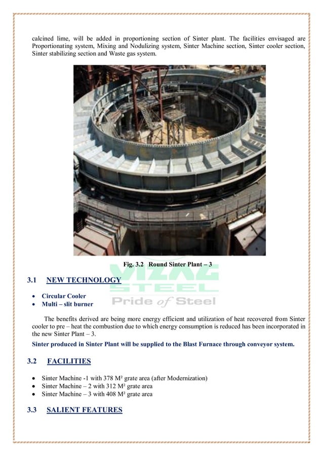 Report on RINL Visakhapatnam Steel Plant