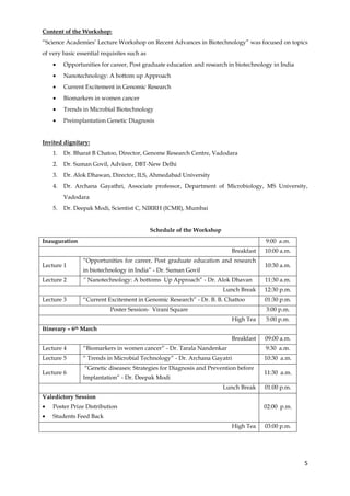 Recent Advances in Biological Sciences | PDF