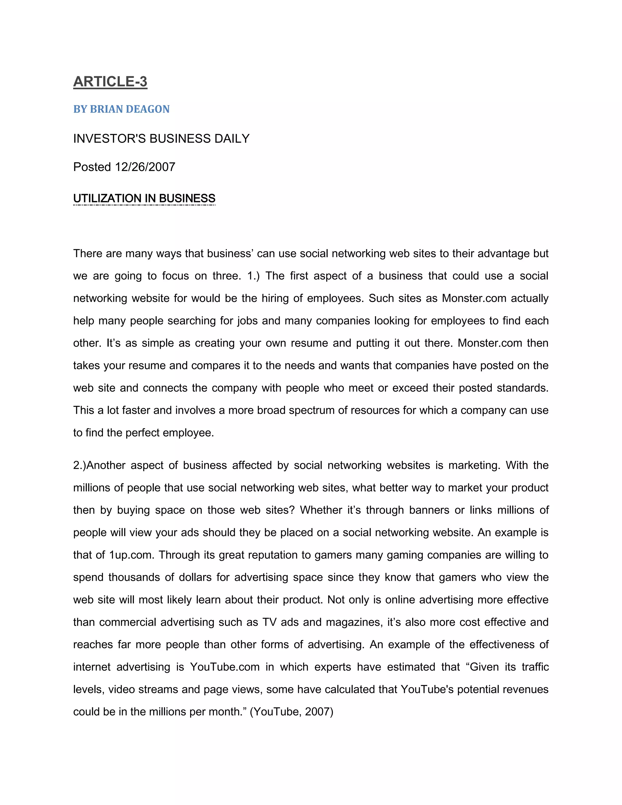 While SNSs have implemented a wide variety of technical features, their backbone consists of visible profiles that display an articulated list of Friends who are also users of the system. Profiles are unique pages where one can type oneself into being. After joining an SNS, an individual is asked to fill out forms containing a series of questions. The profile is generated using the answers to these questions, which typically include descriptors such as age, location, interests, and an "about me" section. Most sites also encourage users to upload a profile photo. Some sites allow users to enhance their profiles by adding multimedia content or modifying their profile's look and feel. Others, such as Facebook, allow users to add modules ("Applications") that enhance their profile.